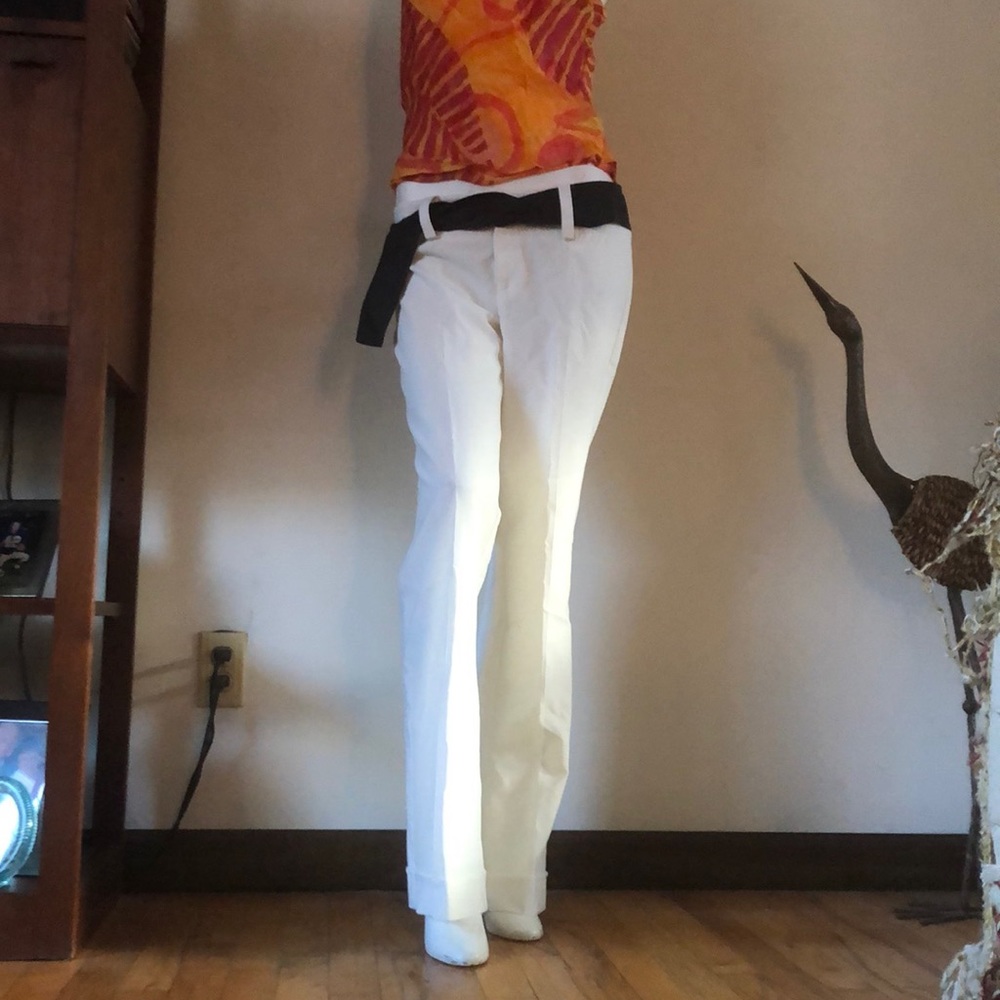 Elegant White Women's Pants